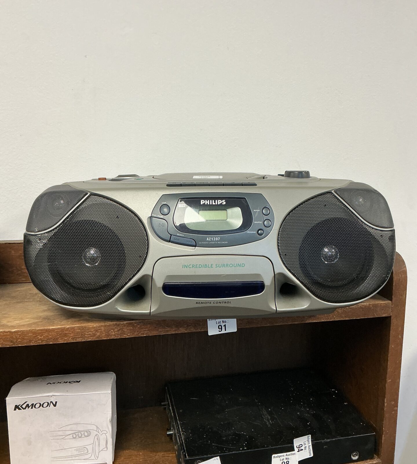 Philips AZ1207 CD radio cassette recorder