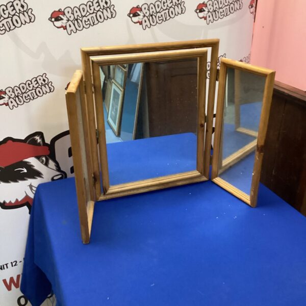 Pine dressing table mirror