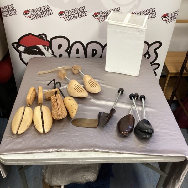 Box of shoe stretchers inc Harrods