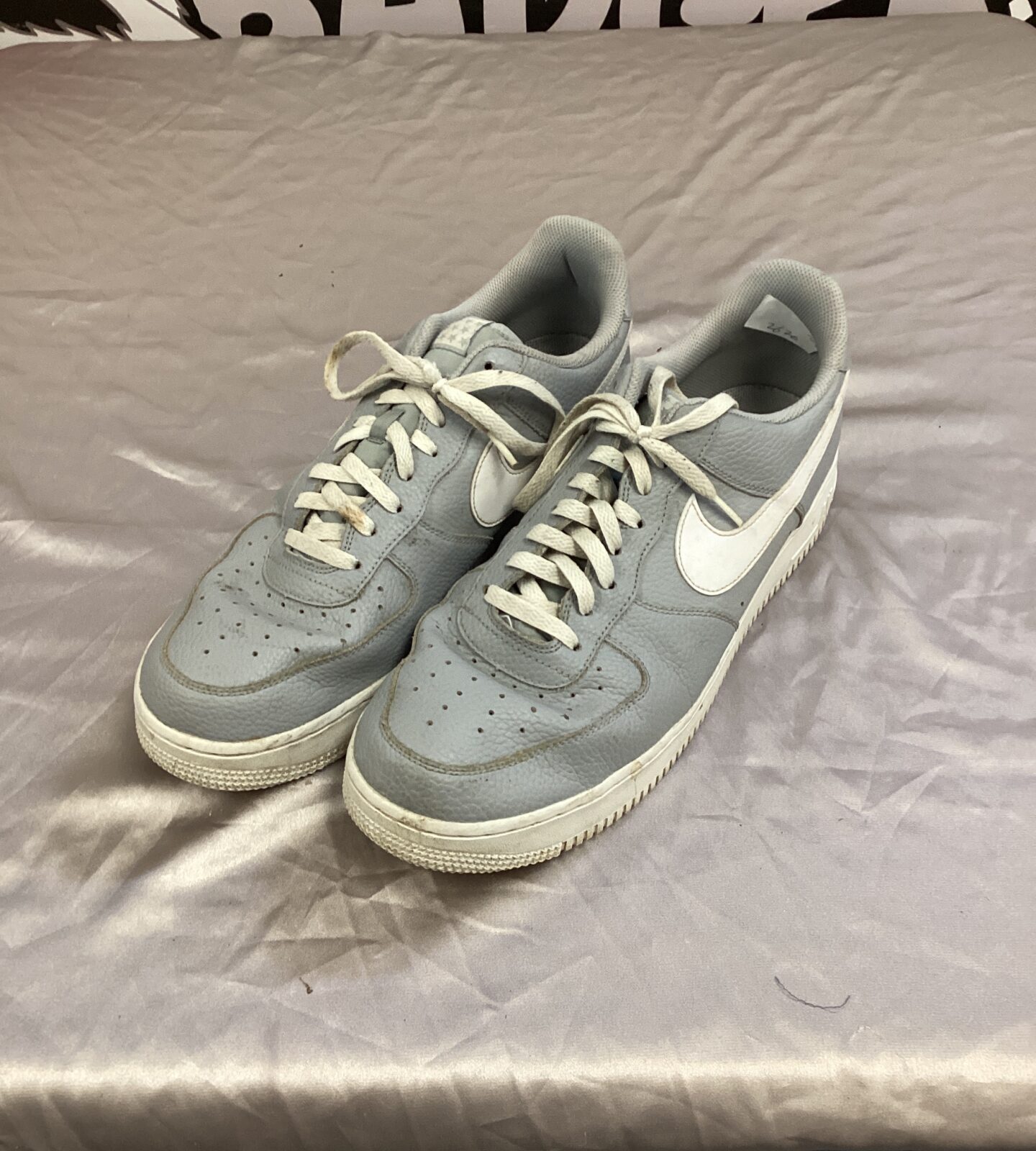 Pair of size 12 nike air air force 1 trainers