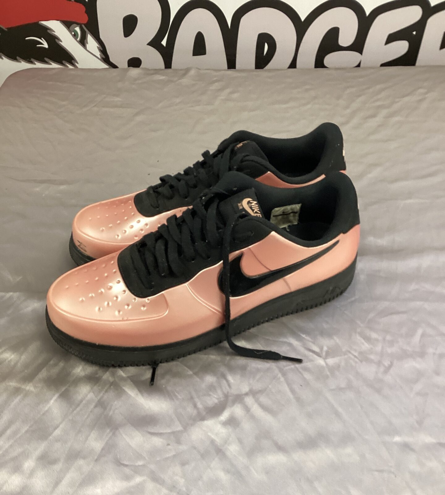 Pair of size 12 nike air air force 1 trainers