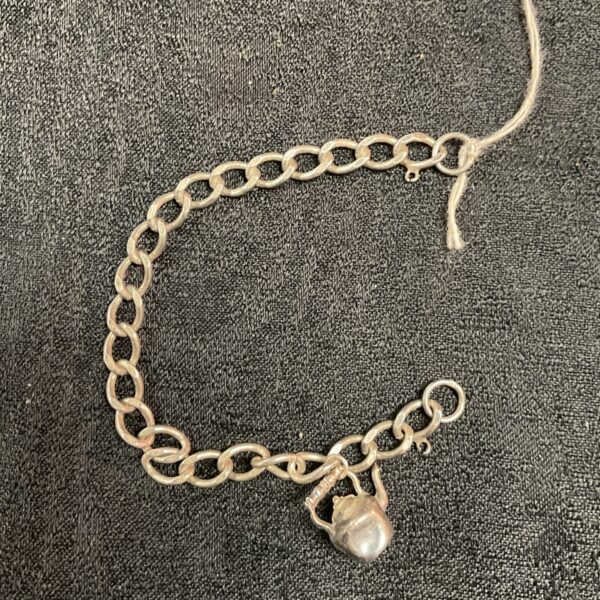 Hallmarked Silver bracelet no clasp 12g