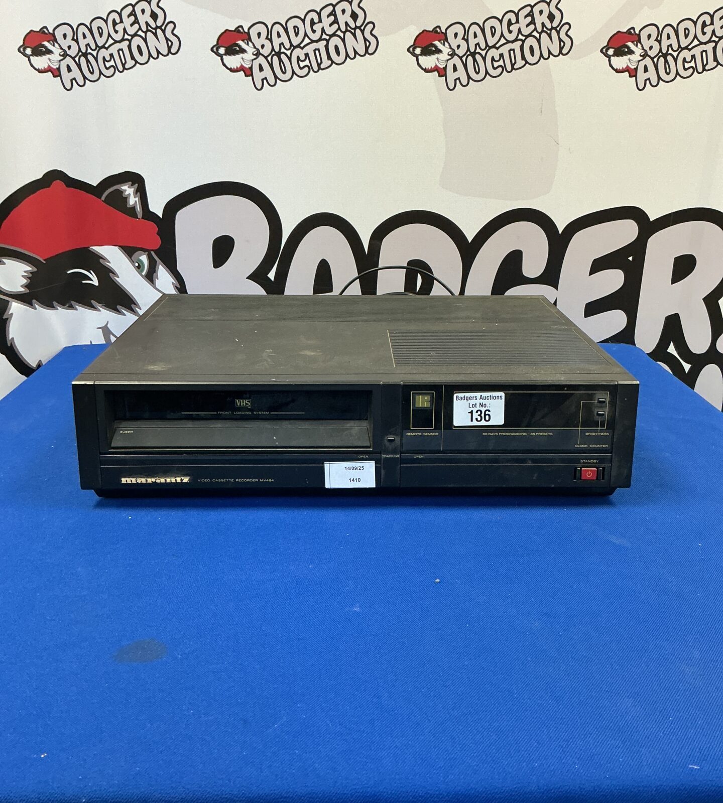 Marantz video cassette recorder mv464