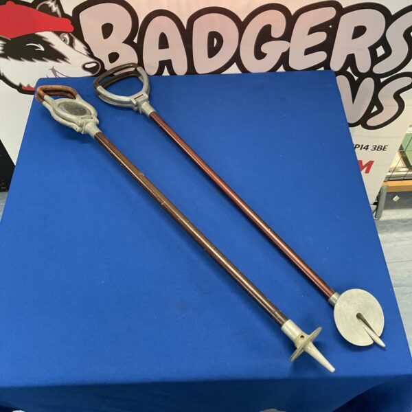 Two vintage shooting sticks