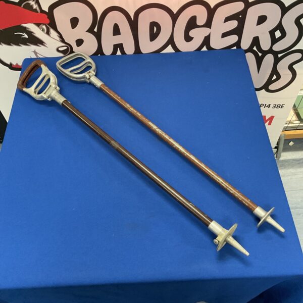 Two vintage shooting sticks