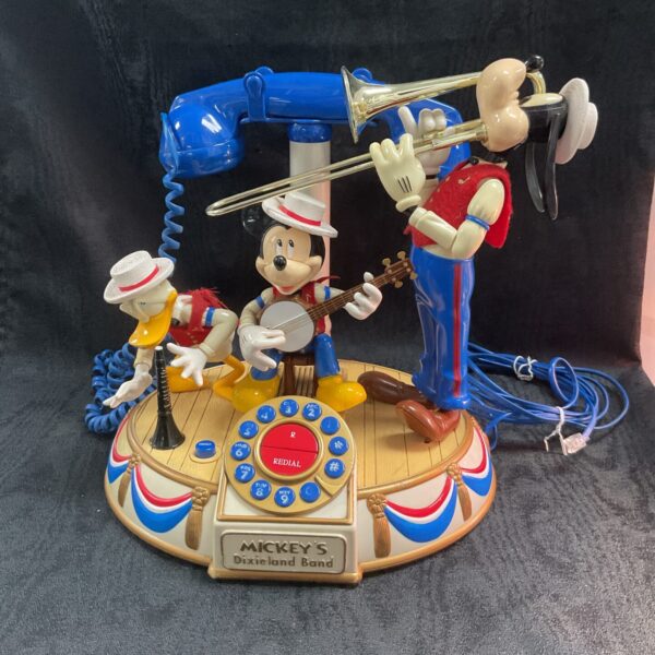 Vintage Mickey's Dixie Land Band Telephone, Disney collectible