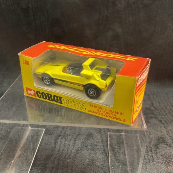 Vintage Corgi 386 Whizzwheels Bertone Runabout in original box