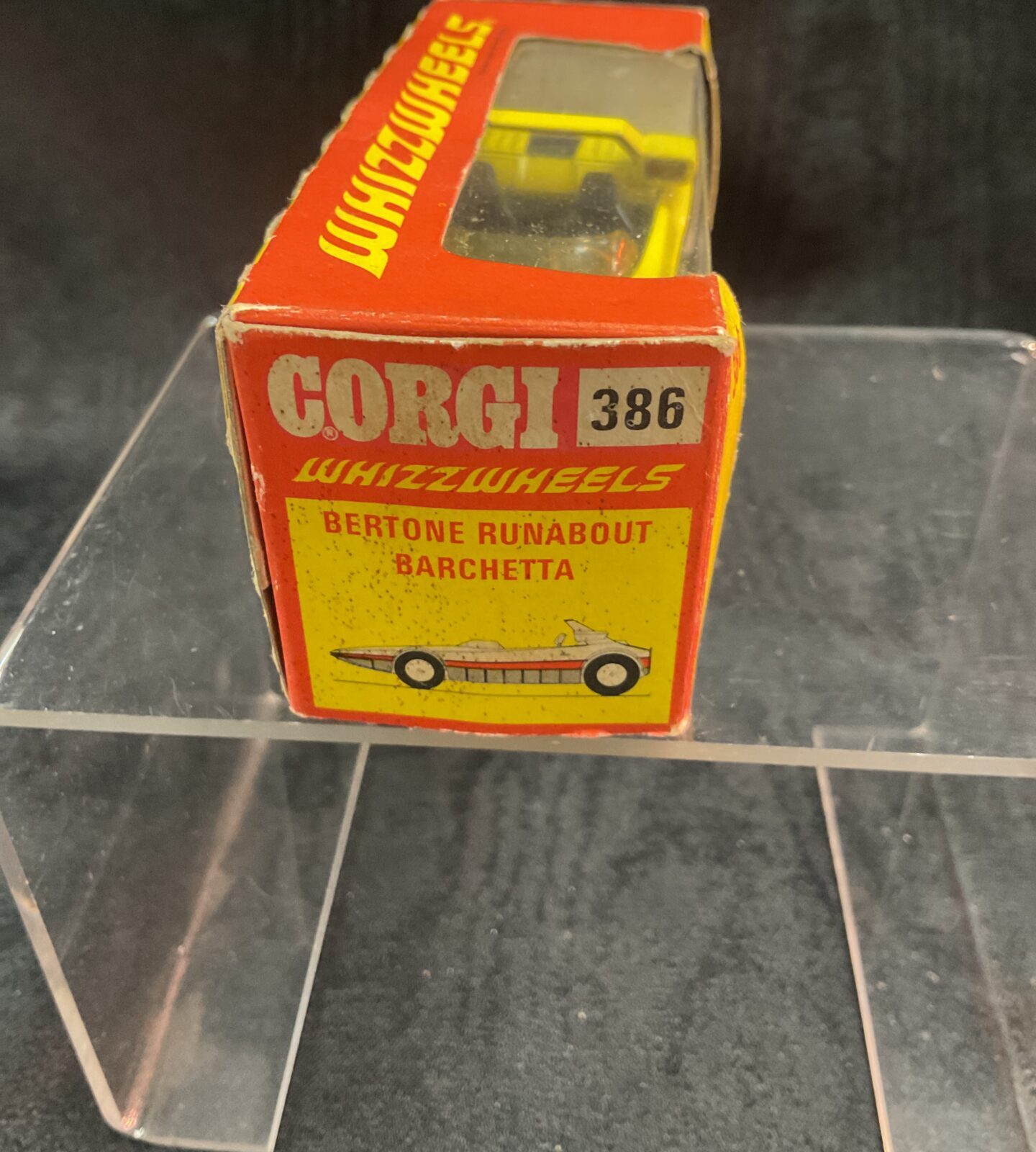 Vintage Corgi 386 Whizzwheels Bertone Runabout in original box - Image 2