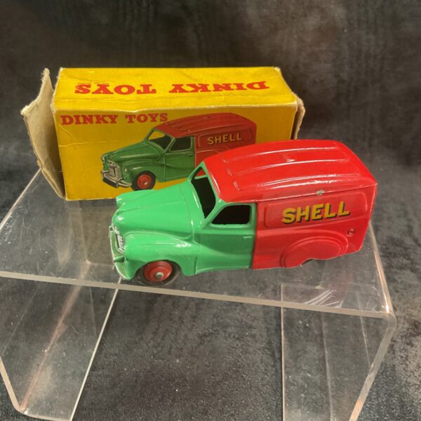 Vintage Dinky 470 Austin Van With Shell Logo in original box