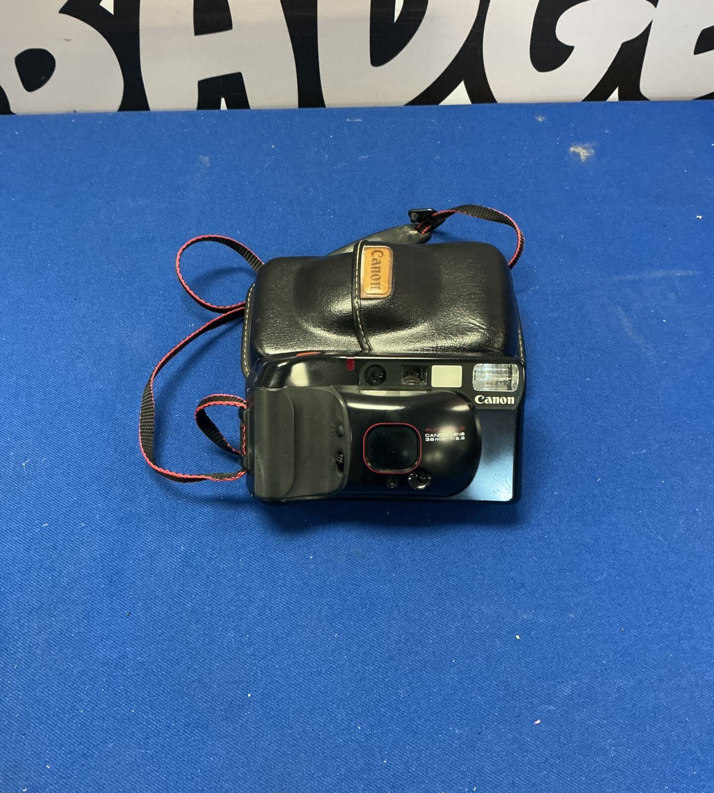 Canon sure shot supreme camera with case
