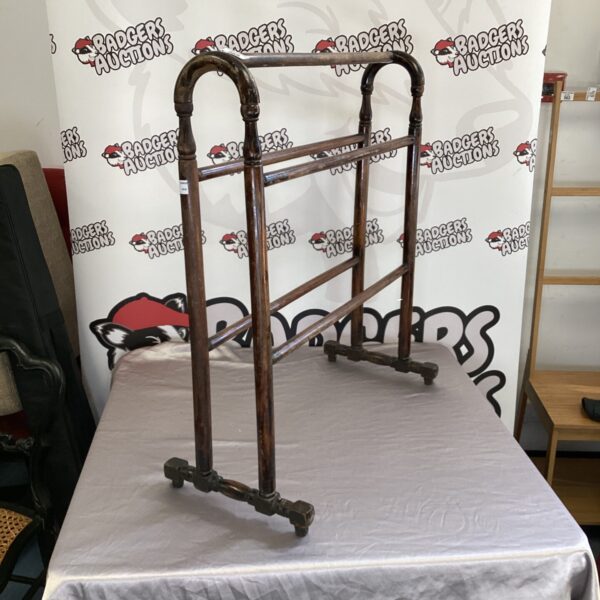 Vintage wooden clothes horse