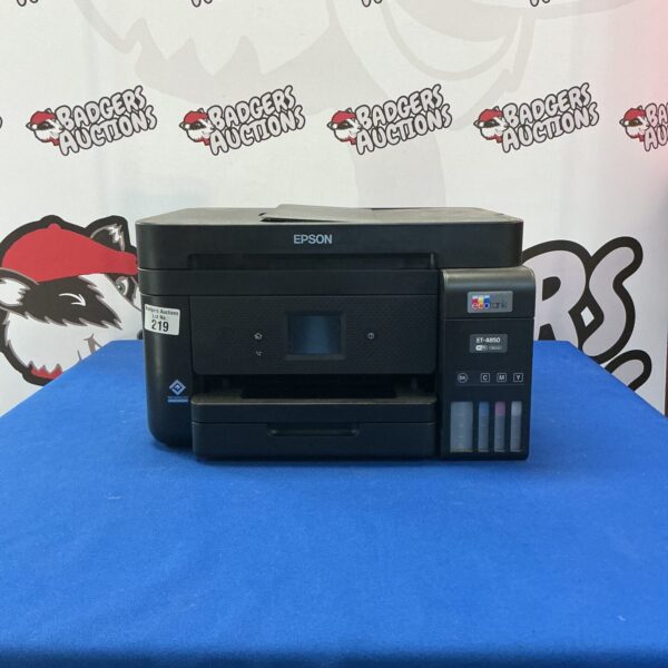 Epson ET-4850 ecotank printer in a studio setting.