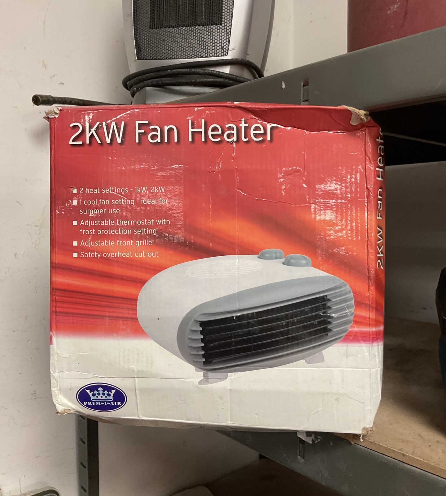 2kw fan heater