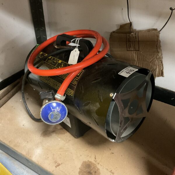 Used LPG forced air heater for caravan or camping.
