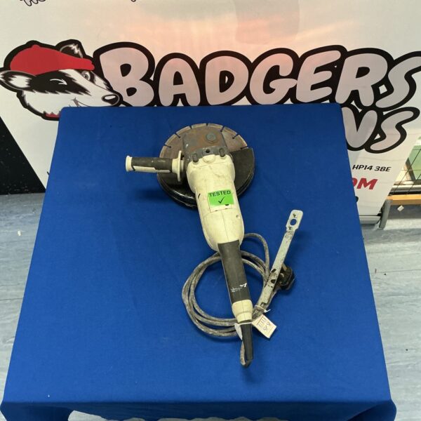 Used Mac Allister MSAG2000 angle grinder for DIY and workshop tasks.