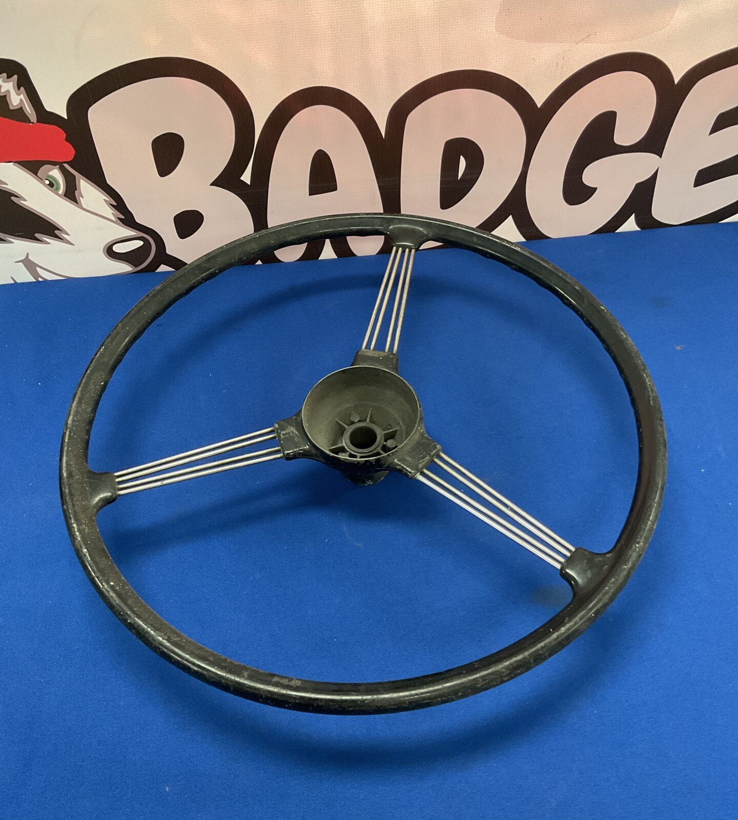 Classic riley steering wheel