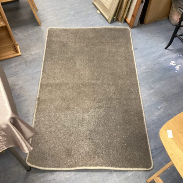 Grey floor rug