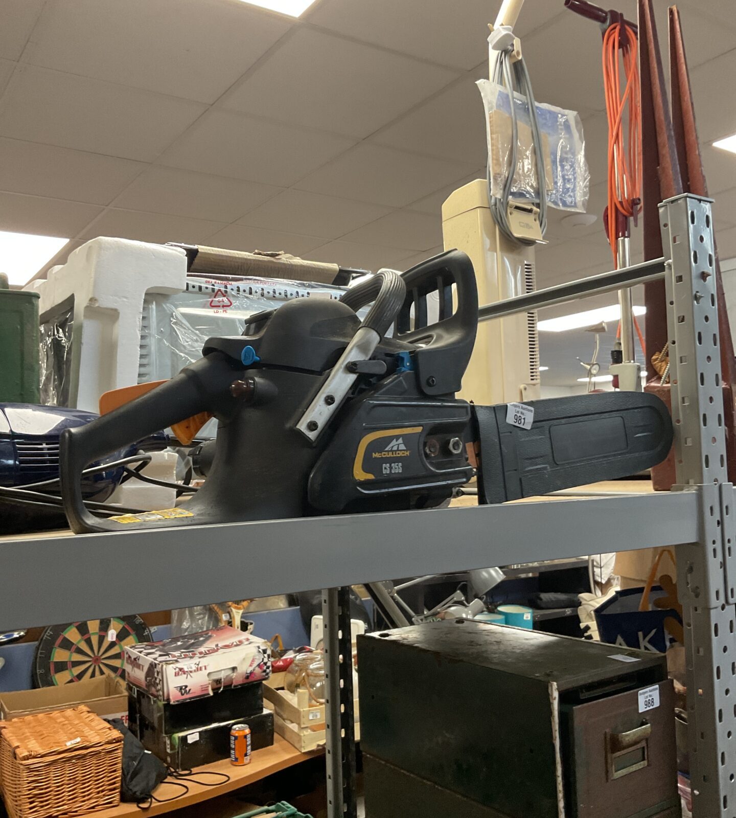 Mcculloch cs 35s petrol chainsaw has compression untested further