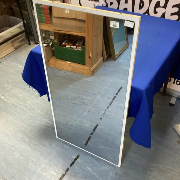Wall hanging mirror on board