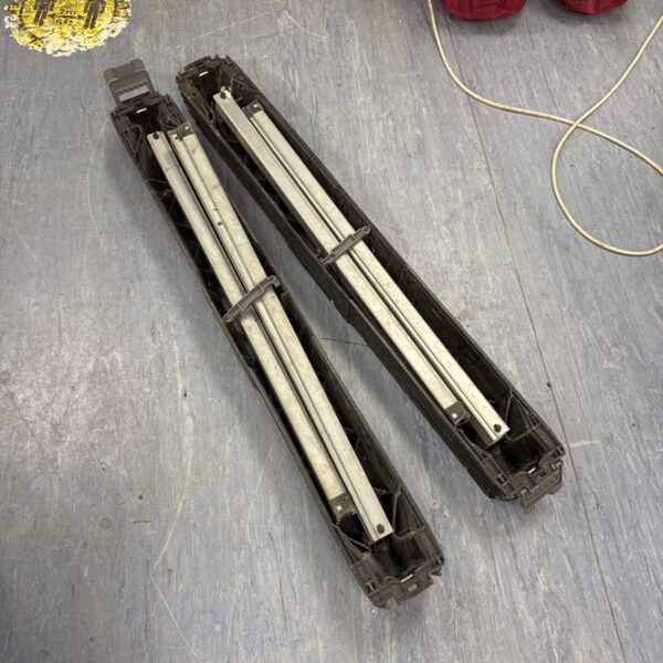 Large Stanley folding sawhorse - one locking catch on outer case broken