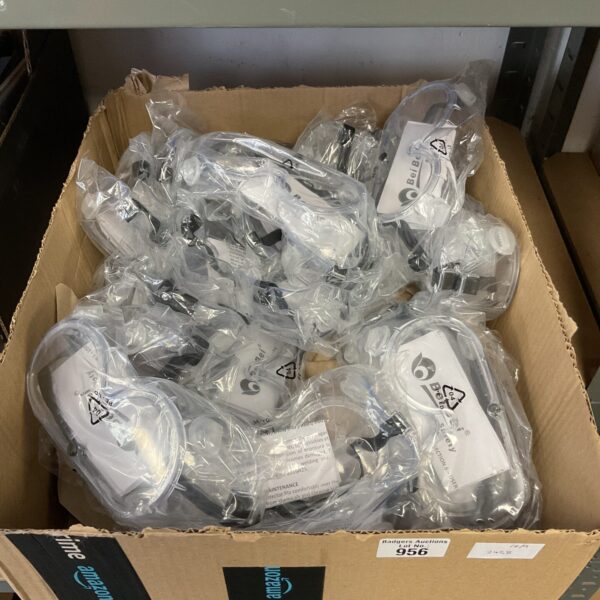 Lot of new Bei Bei safety goggles in original packaging.