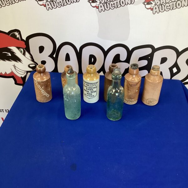 Selection of vintage bottles inc Marlow Brewery