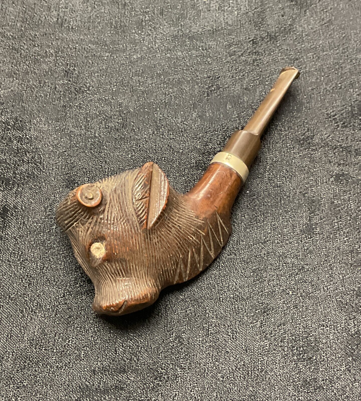 Antique R A O B Bulls Head Briar Pipe