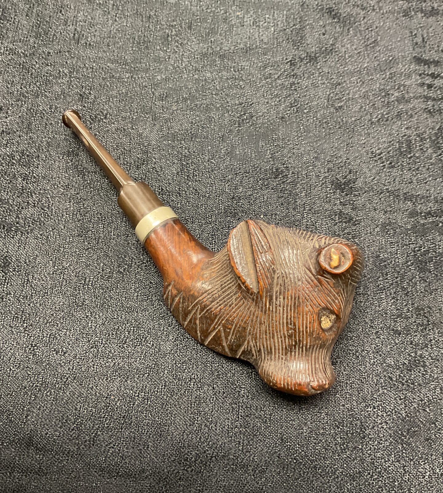 Antique R A O B Bulls Head Briar Pipe - Image 2