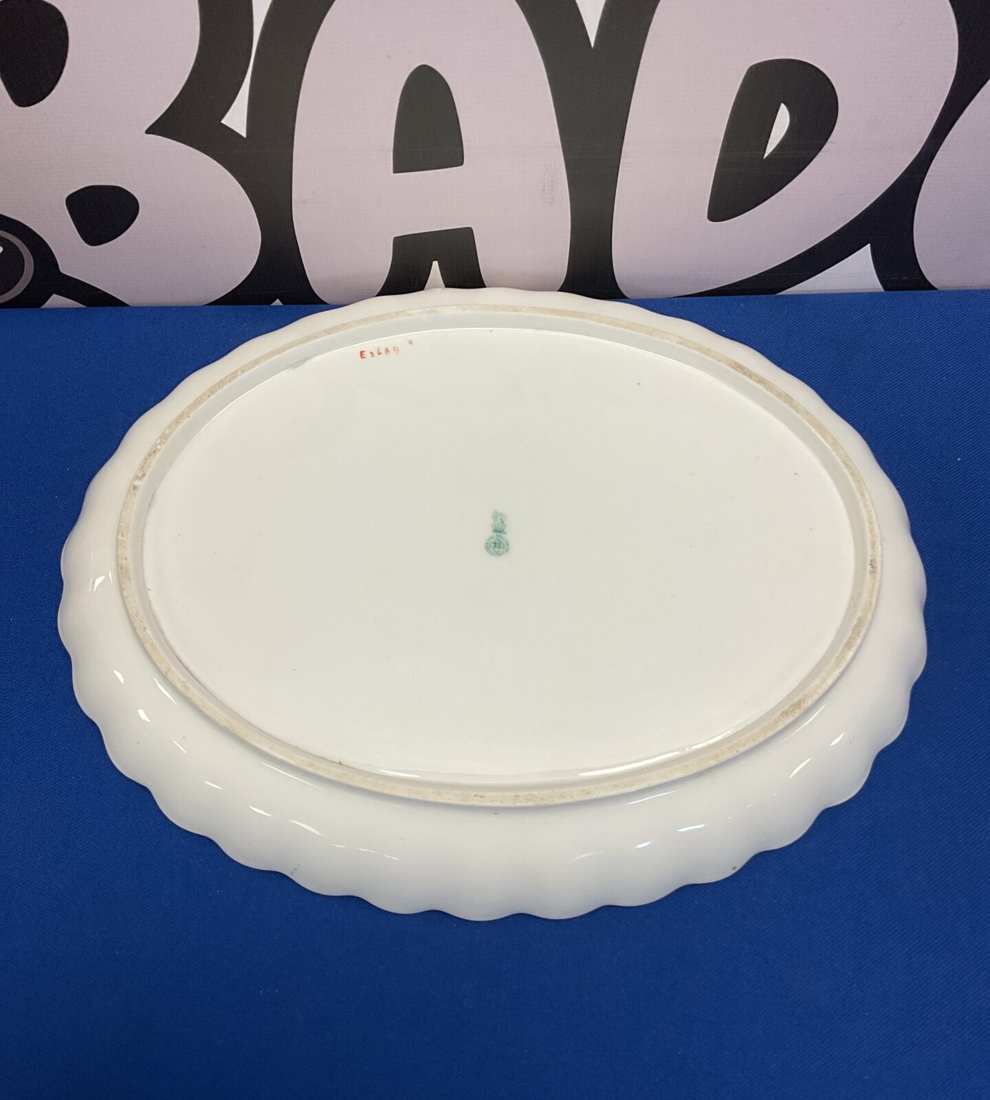 antique royal doulton pagoda serving plate - Image 2