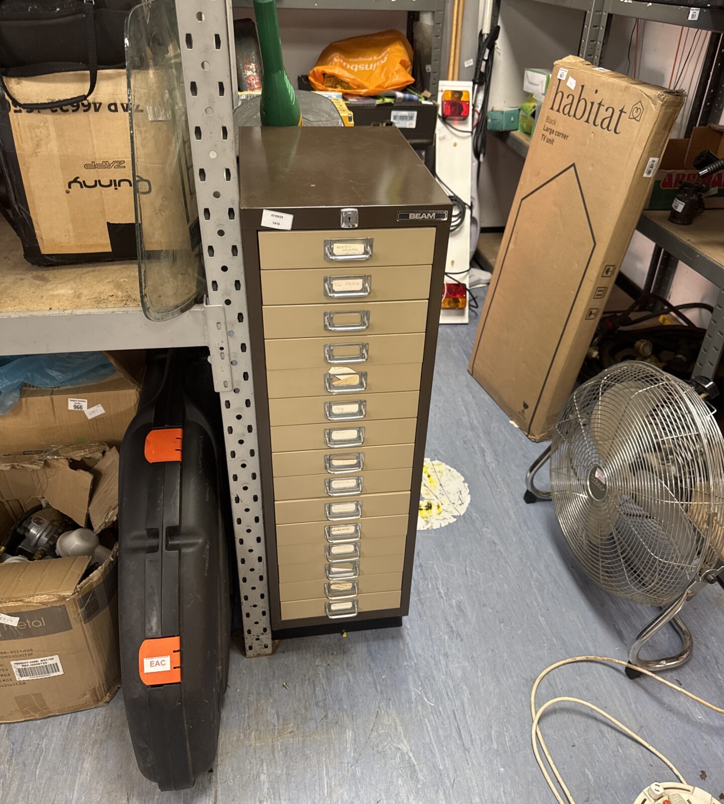 Beam office filing drawer cabinet
