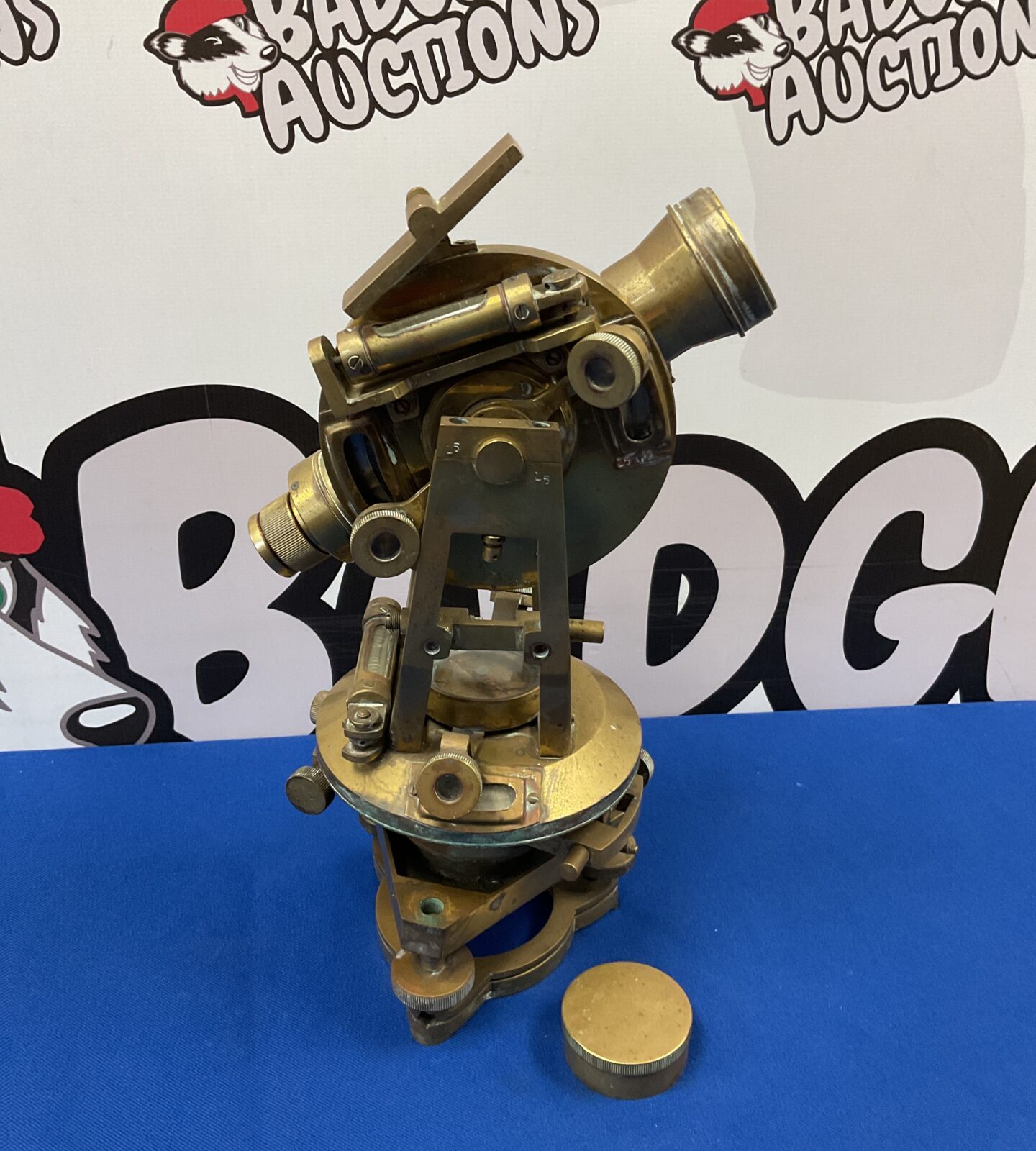 Vintage brass surveyors theodolite