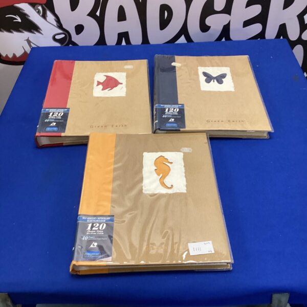 Three animal patten 120 photo slot photo albums