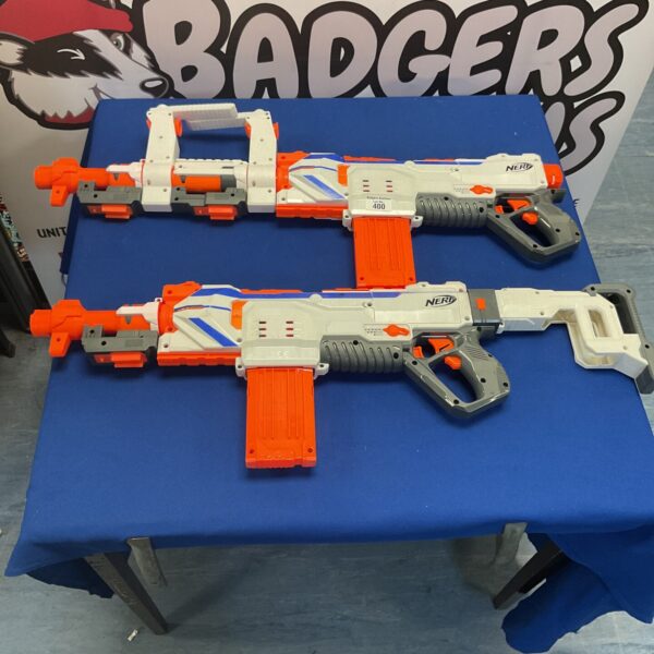 Two hasbro nerf guns