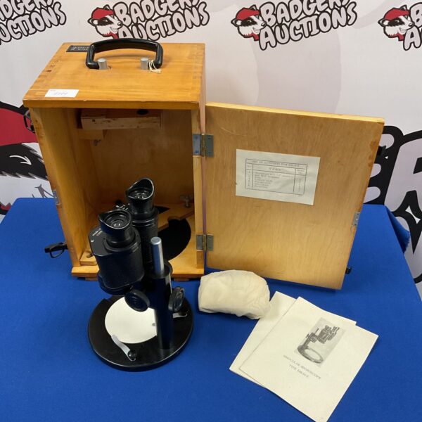 Vintage ussr made binocular microscope type bm-51-2