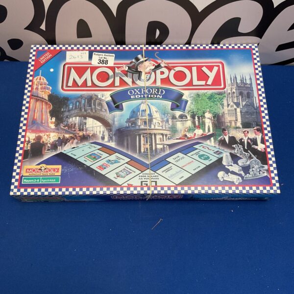 Boxed monopoly ltd edition oxford edition board game