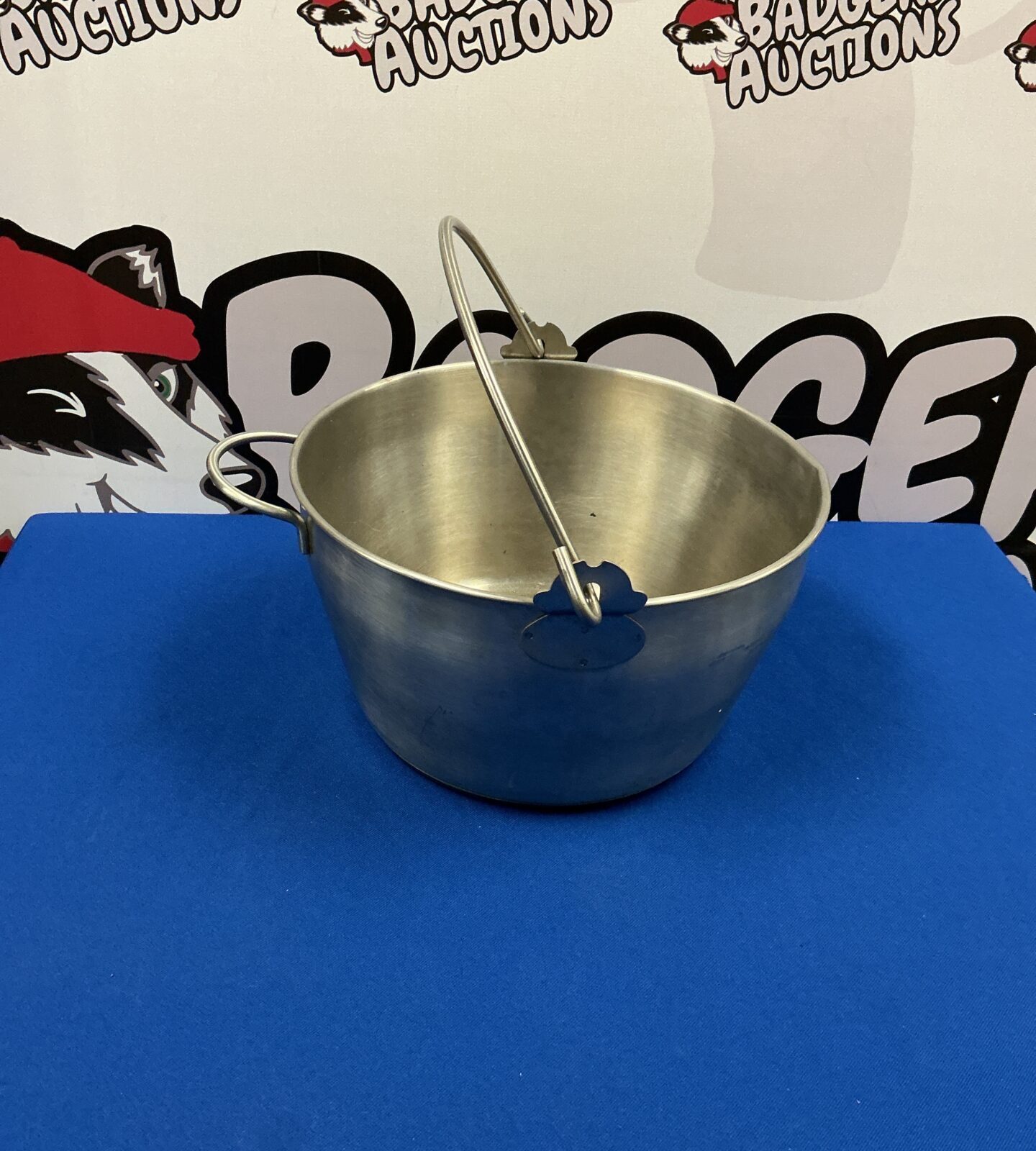 Large Stainless Steel jam pot