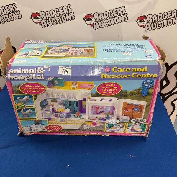 Vintage Care and Rescue Centre Animal Hospital playset, model 439, for collectors.