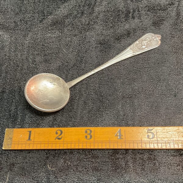 1725-Russian Rouble Silver Bowl spoon with 1874 Handle 45g
