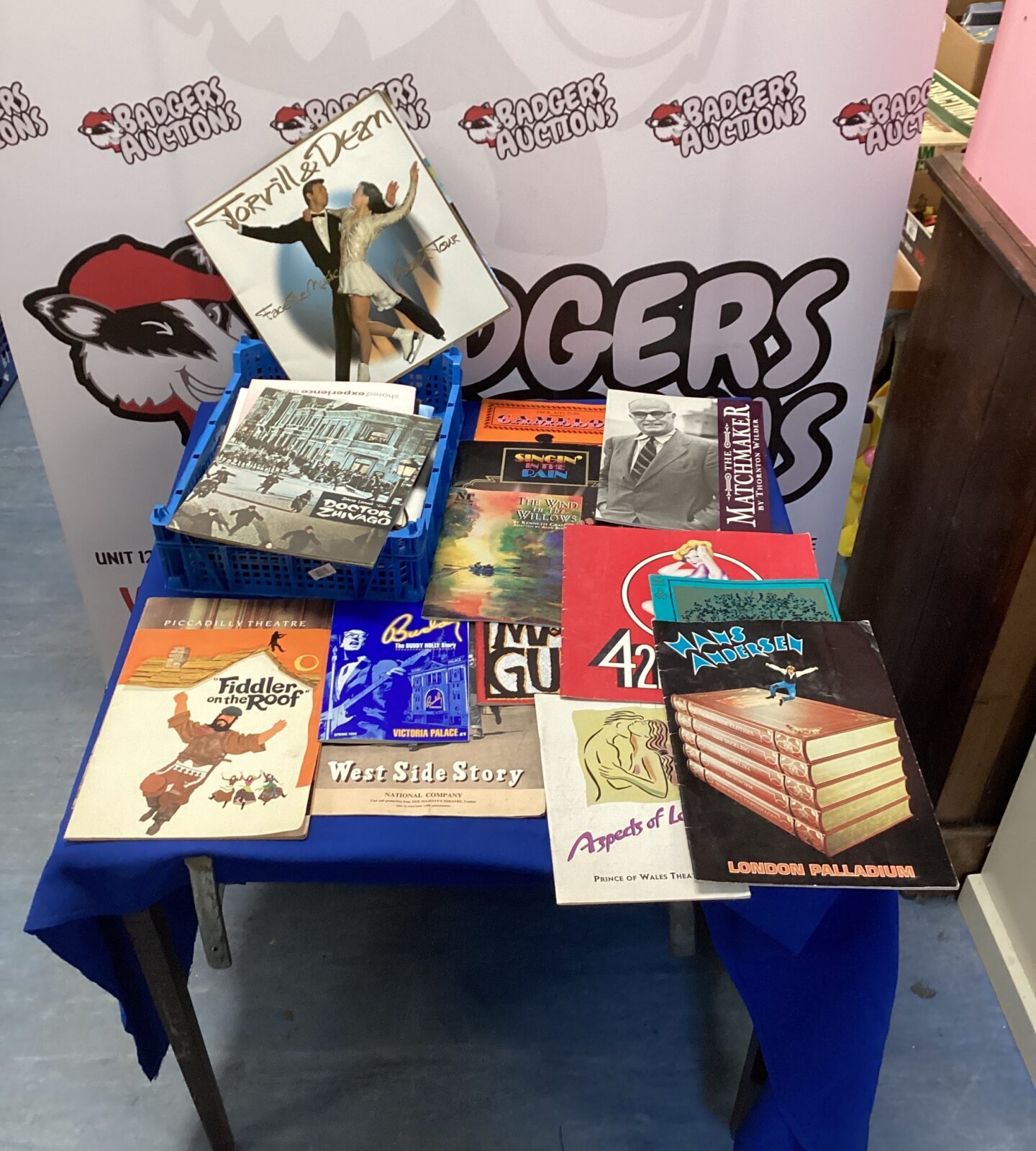 Tray of assorted theatre & event programs