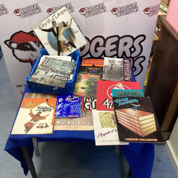 Tray of assorted theatre & event programs