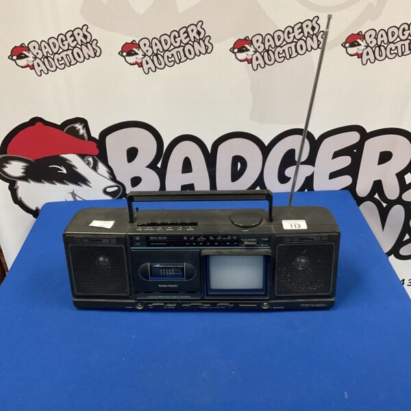 Radio Shack TV-AM/FM stereo radio cassette recorder