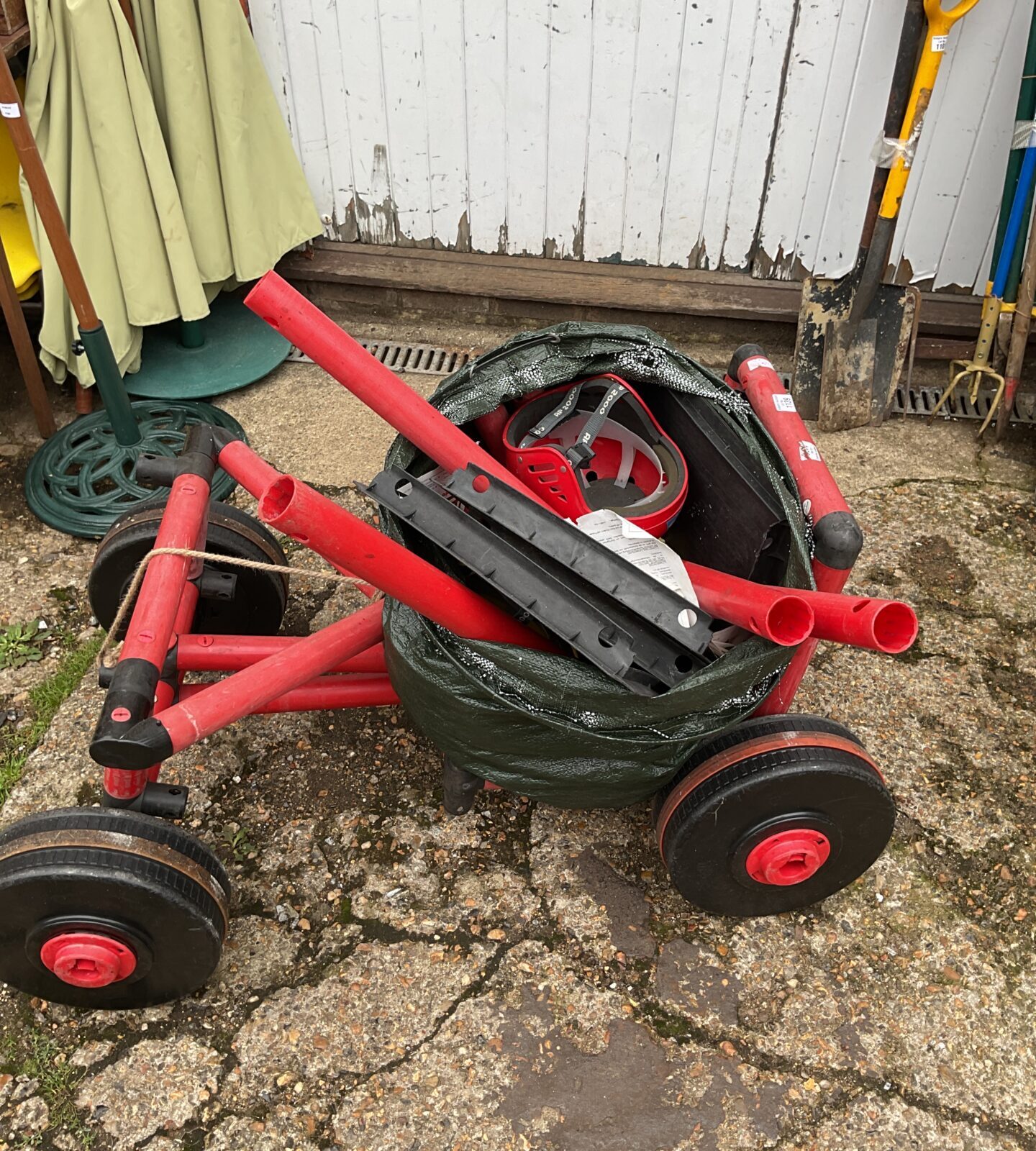 Quadro charrette hand-cart handwagen