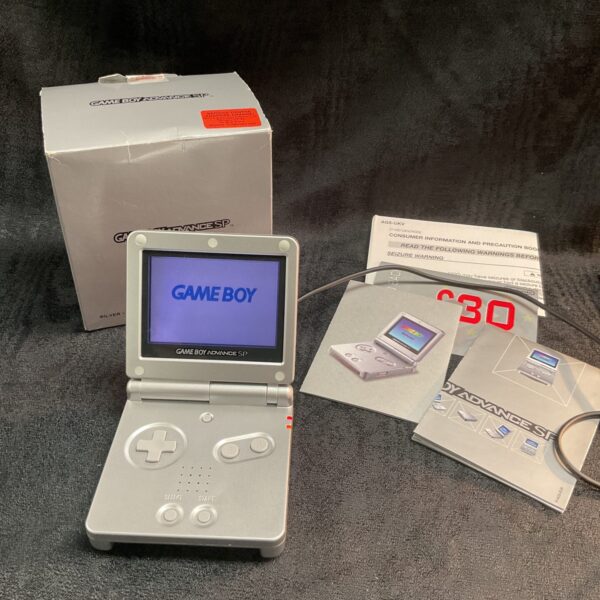 Nintendo Game Boy Advance SP AGS-101 with original box and charger.