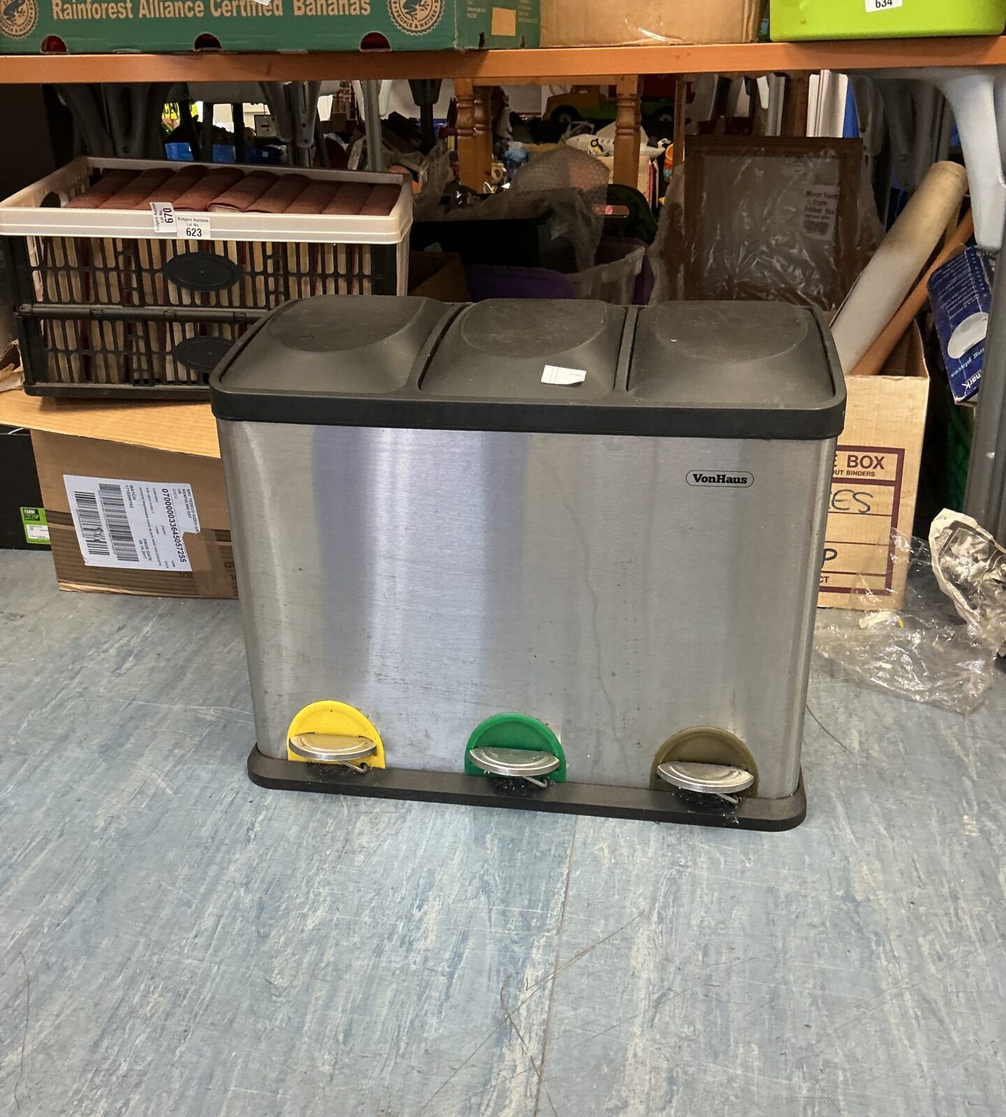 VonHaus Recycling Kitchen Bin