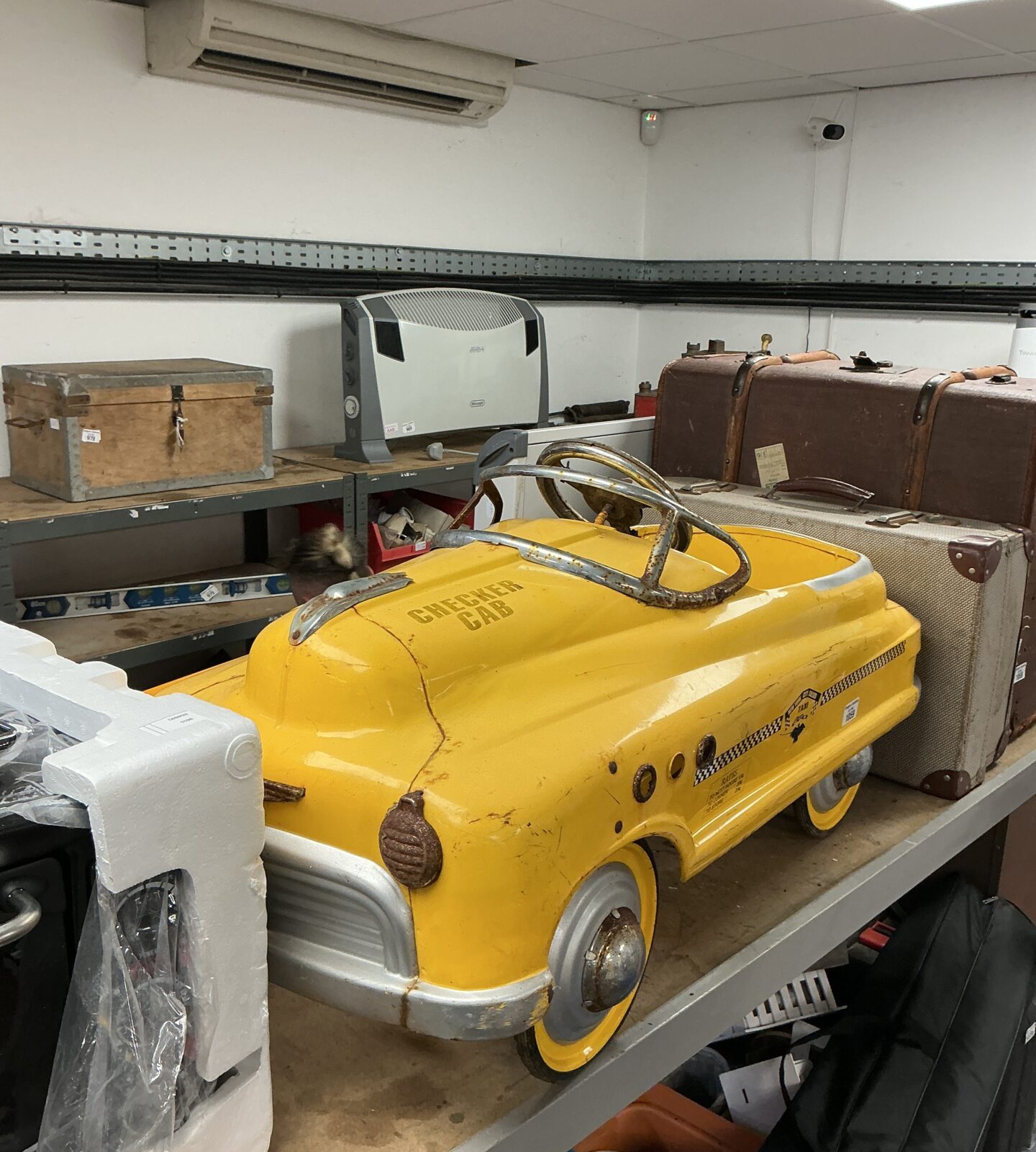 Vintage New York Taxi Peddle car