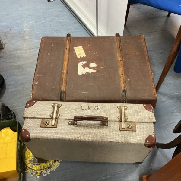 Vintage Travel trunk and case