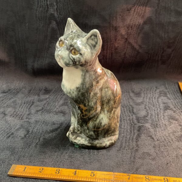 Winstanley Grey Tabby Seated Cat Size Two