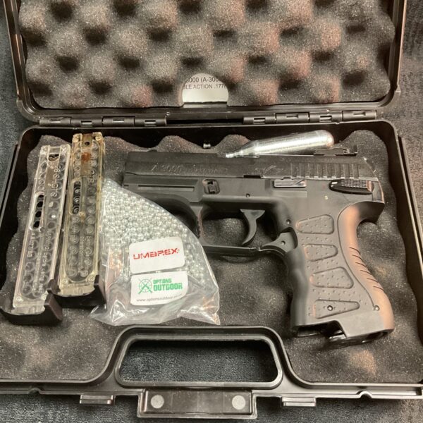 umarex Skif A-3000 .177 cal Co2 Pistol with Pellet and bb mags with instructions and tools