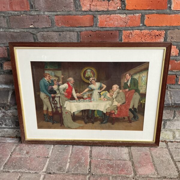 John a lomax 1857-1923 chromolithograph titled the reconciliation