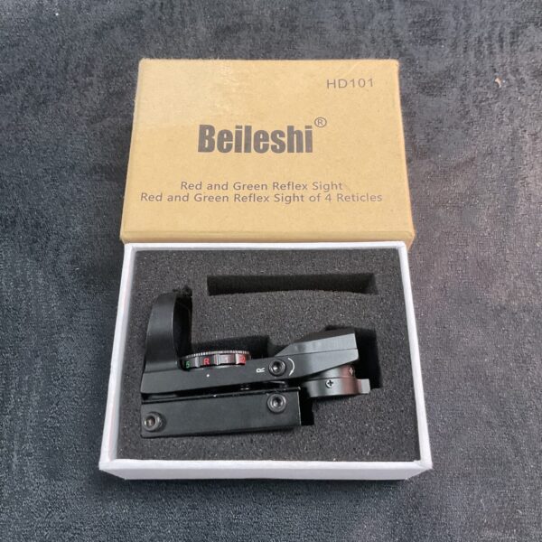 Beileshi Red Green Reflex Sight of 4 Reticules
